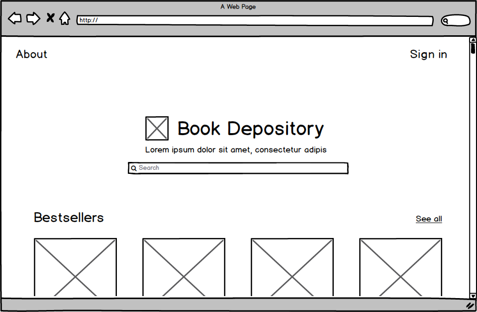 Home Page — redesign